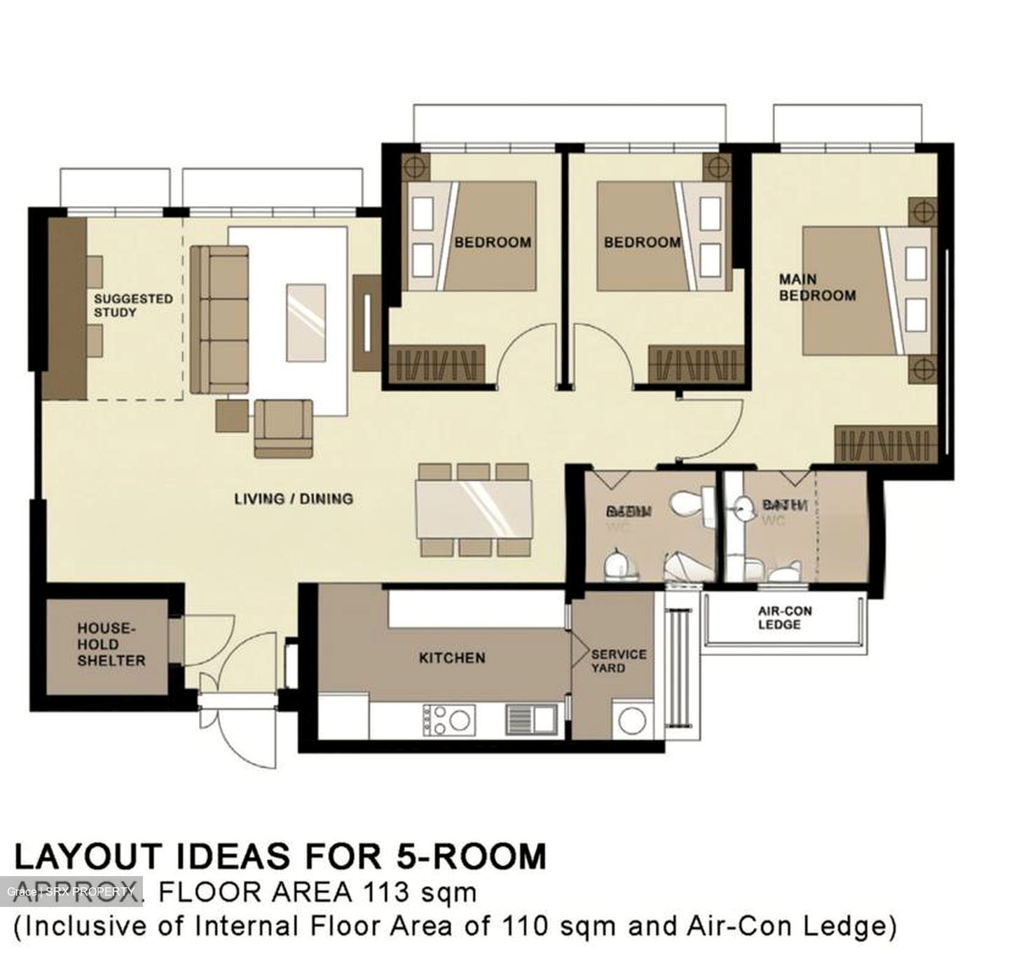 Blk 422A Northshore Straitsview (Punggol), HDB 5 Rooms #560168921
